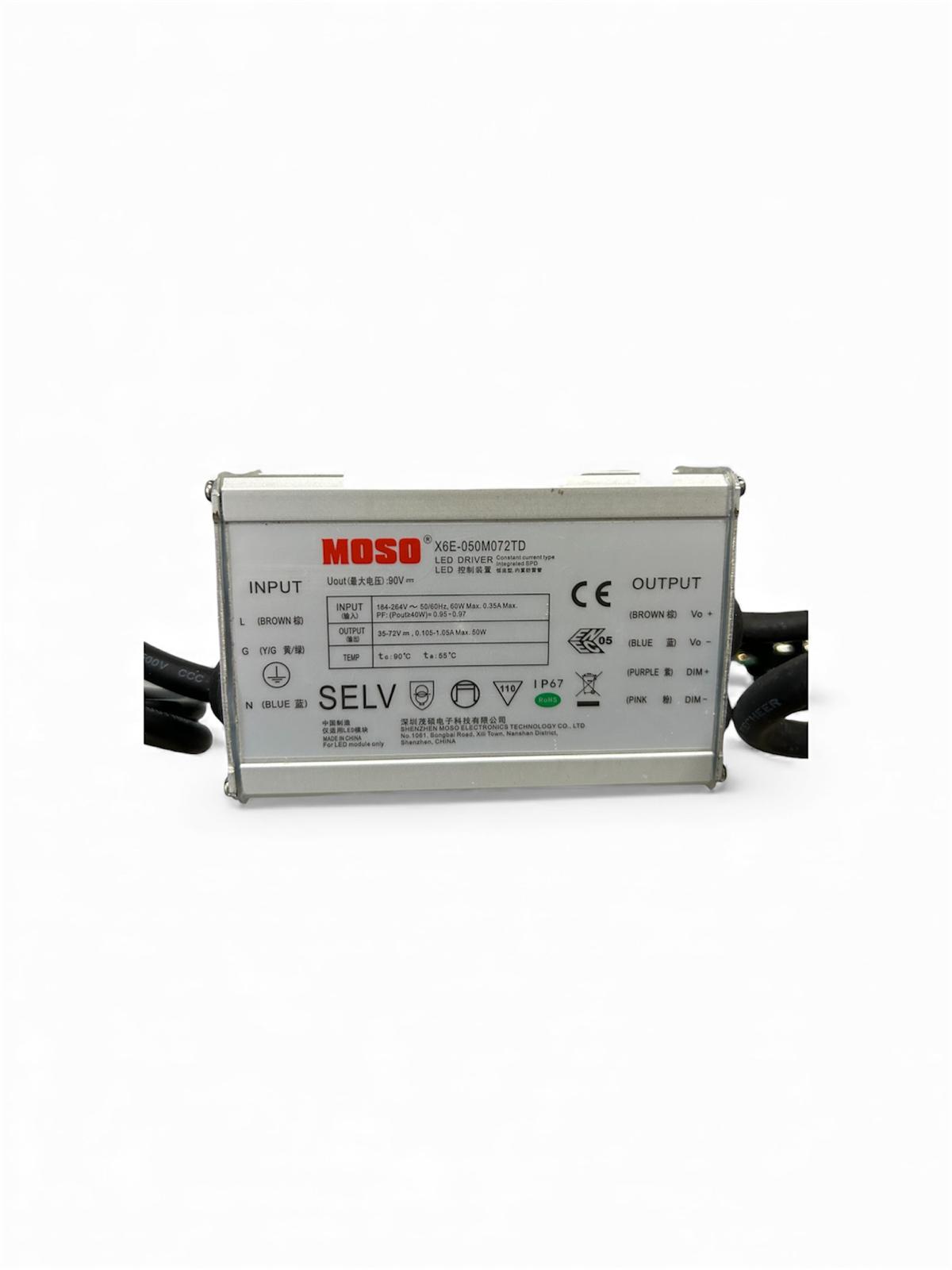 MOSO X6E 50W IP67 DRIVER
