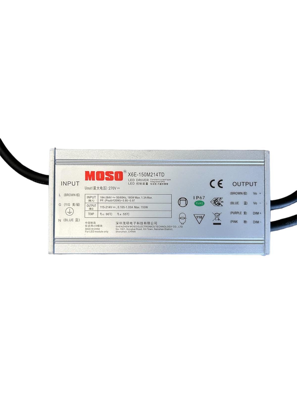MOSO X6E 150W IP67 DRIVER